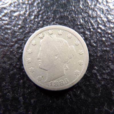 1883 WITH CENTS LIBERTY HEAD V NICKEL