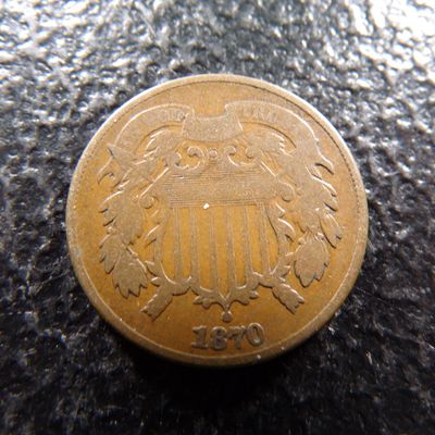 1870 TWO CENT PIECE