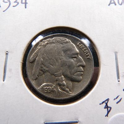 1934 INDIAN HEAD BUFFALO NICKEL