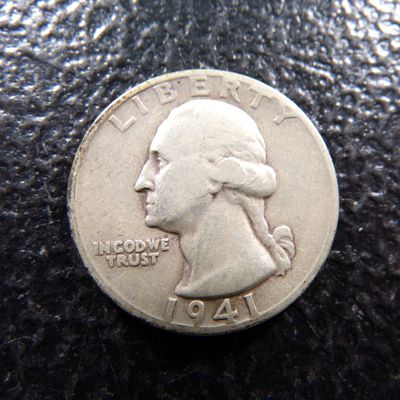 1941-S WASHINGTON SILVER QUARTER