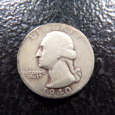 1940-D WASHINGTON SILVER QUARTER