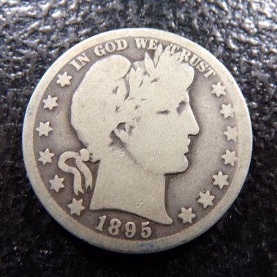 1895-O BARBER SILVER HALF DOLLAR