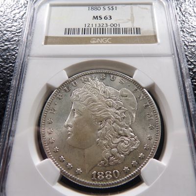 1880-S NGC MS63 MORGAN SILVER DOLLAR