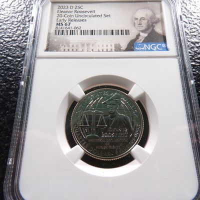 2023-D NGC MS67 ELEANOR ROOSEVELT QUARTER