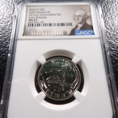 2023-D NGC MS67 EDITH KANAKA'OLE QUARTER