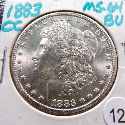 1883-CC HIGH GRADE CARSON CITY MORGAN SILVER DOLLAR