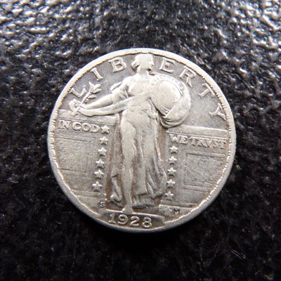 1928-S STANDING LIBERTY SILVER QUARTER