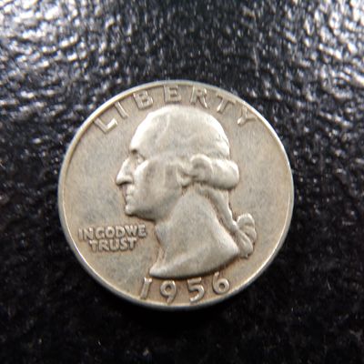 1956 WASHINGTON SILVER QUARTER