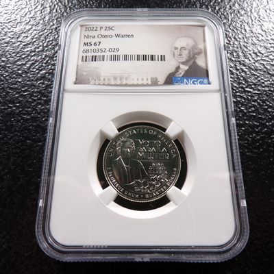 2022-P NGC MS67 NINA OTERO-WARREN QUARTER