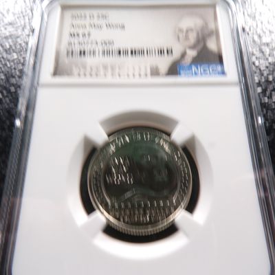 2022-D NGC MS67 ANNA MAY WONG QUARTER