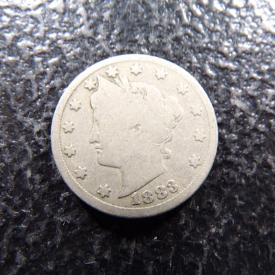 1883 WITH CENTS LIBERTY HEAD V NICKEL