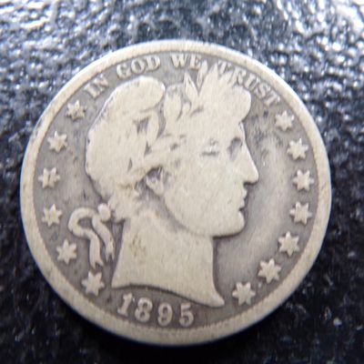 1895-O BARBER SILVER HALF DOLLAR