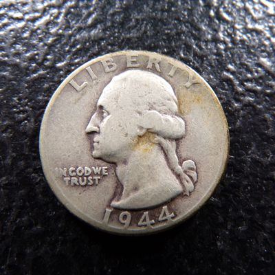 1944 WASHINGTON SILVER QUARTER