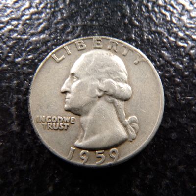 1959-D WASHINGTON SILVER QUARTER