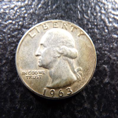 1963 WASHINGTON SILVER QUARTER