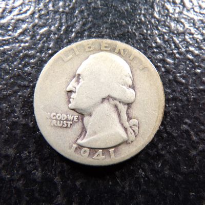 1941-D WASHINGTON SILVER QUARTER