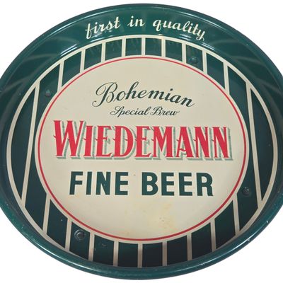 Vintage Wiedemann Fine Beer Bohemian Special Brew Serving Tray