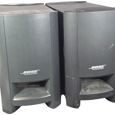Two Bose CineMate and CineMate Series II Acoustimass Modules