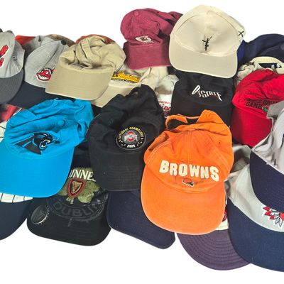An Assortment of Sports, Political, and Promotional Baseball Caps and Trucker Hats