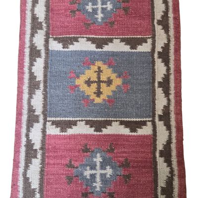 HERAT ORIENTAL Handmade Wool Kilim Accent Rug