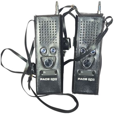 A Pair of Vintage Pace CB150 Solid State Handheld CB Transceivers