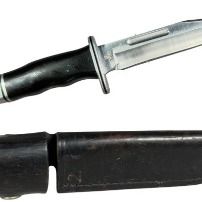 Buck Model 119 Special Fixed Blade Knife with Sheath 1991
