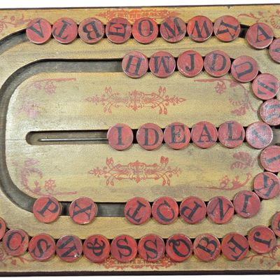 Charles W. Woodard Ideal Alphabet Spelling Board