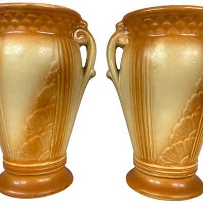 A Pair of Robinson Ransbottom Tionesta Pottery Vases
