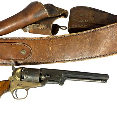 Hawes Model 1851 Navy Single Action Percussion Revolver .36 Caliber with 7.5 Inch Barrel
