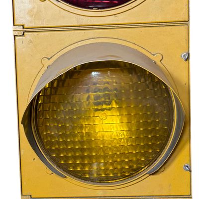 Vintage Eagle Signal Company Alusig Three-Section Aluminum Traffic Signal