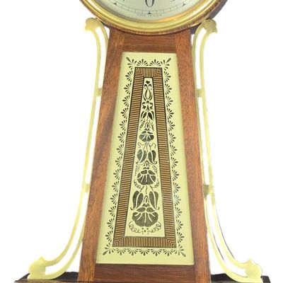 Seth Thomas Brookfield-EL Electric Strike Banjo Wall Clock, 1953