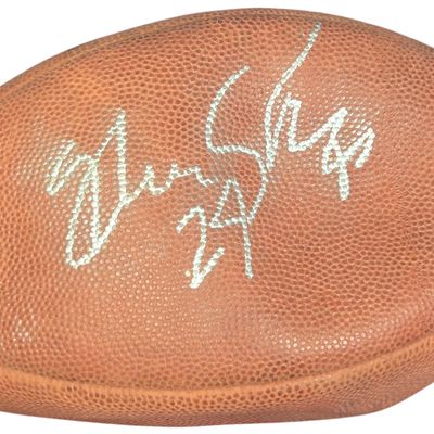 Vintage Signed Official Wilson NFL Football #24