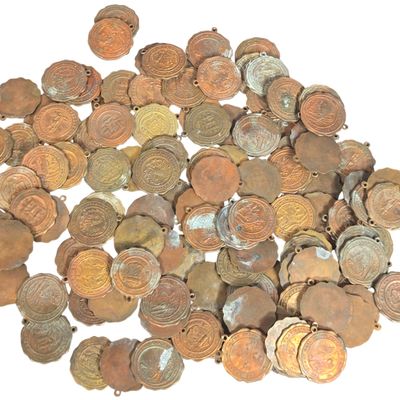 US and UK Early 20th Century Commemorative State Seal Watch Fob Collection, Copper-Alloy