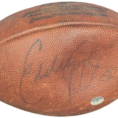Vintage Autographed NFL Signed Football