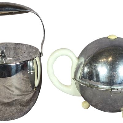 Two Vintage Teapots Including a Carsten Jorgensen for Bodum and an English Stay-Hot Insulated Set