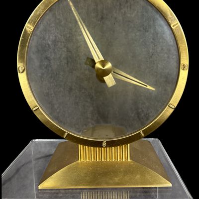 Jefferson Golden Hour Electric Mystery Mantel Clock Model 580-101 Works and Keeps Time