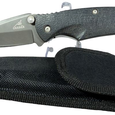 Gerber Profile Folding Pocket Knife with Nylon Sheath
