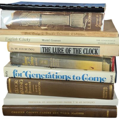 A Collection of 10 Horological Reference Books and Exhibition Catalogs