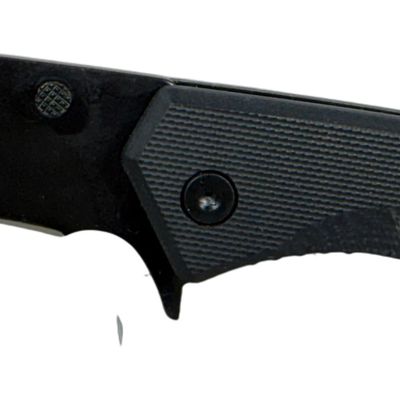 GOWILL Folding Pocket Knife with Black G10 Handle