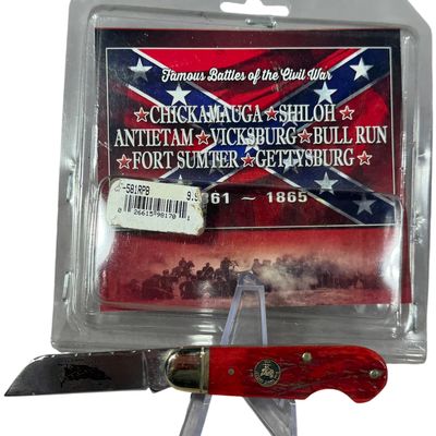 Wild Turkey Cutlery Legends of the South Civil War Commemorative Folding Pocket Knife