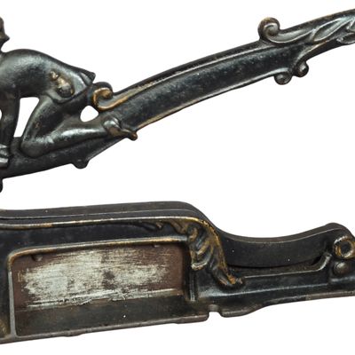 Brighton Figural Cast Iron Newsboy Tobacco Cutter