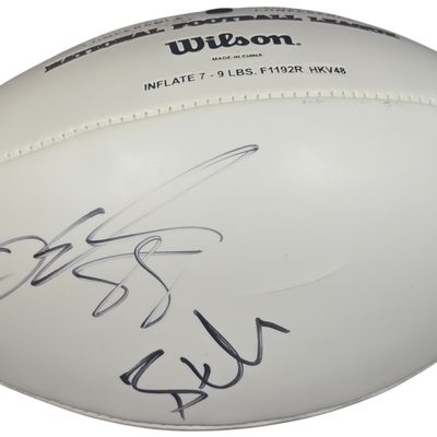 Autographed Wilson The Duke NFL Replica Football