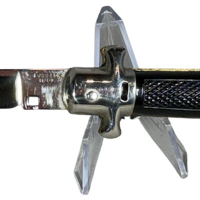 Bargeon French Automatic Stiletto Knife with Maltese Cross Medallion