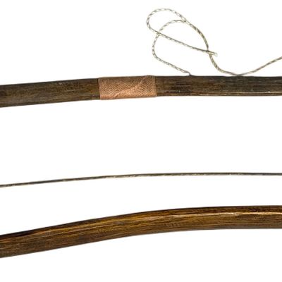 Two Native American Plains Style Wooden Bows