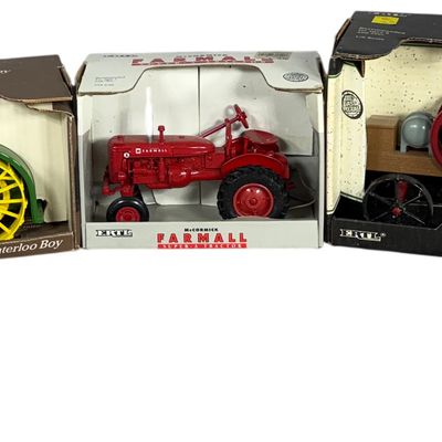 A Collection of Five Ertl Farm Machinery Replicas in Original Boxes
