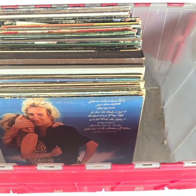 An Assortment of Pop, Soul, and R&B Vinyl LP Records