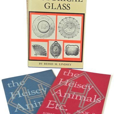 A Trio of Reference Books on American Historical and Heisey Glass