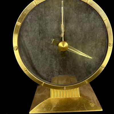 Jefferson Golden Hour Electric Mystery Clock, Does Not Run