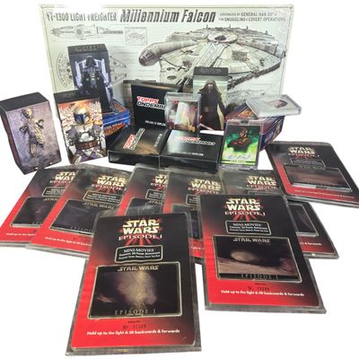 A Collection of Star Wars Limited Edition Trading Cards and Memorabilia Featuring Freddie Prinze Jr. Autograph