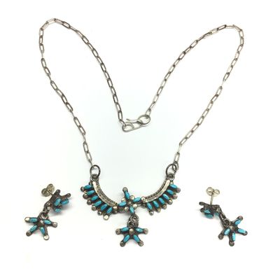 Zuni handmade jewelry set